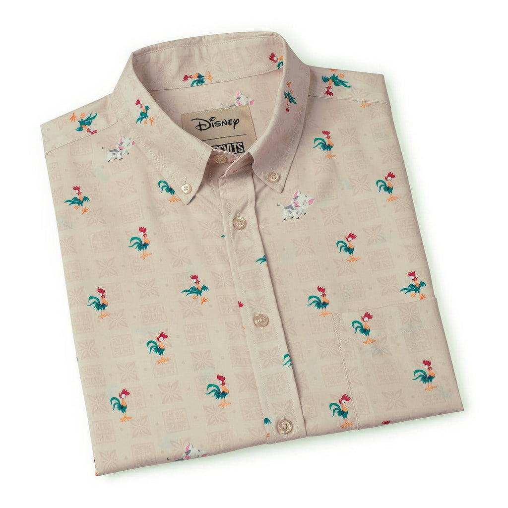 RSVLTS Heihei and Pua KUNUFLEX Short Sleeve Shirt in Neutral — detail 11