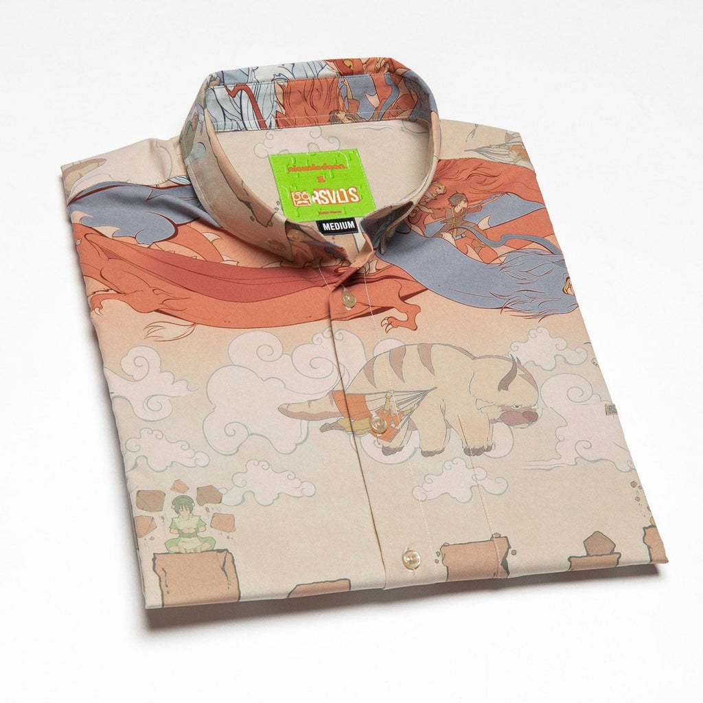 RSVLTS Team Avatar KUNUFLEX Short Sleeve Shirt in Brown — detail 8
