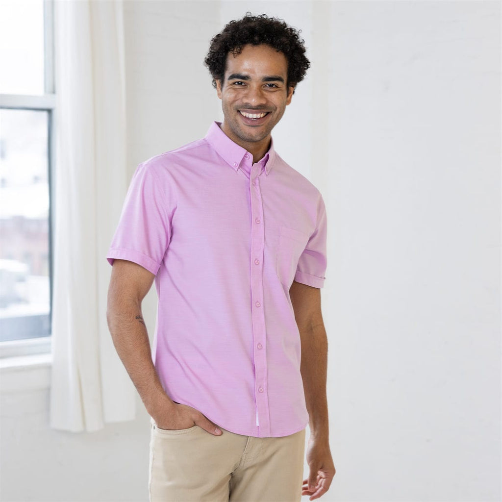 RSVLTS Amethyst Death Ray KUNUFLEX Short Sleeve Shirt in Purple — detail 2