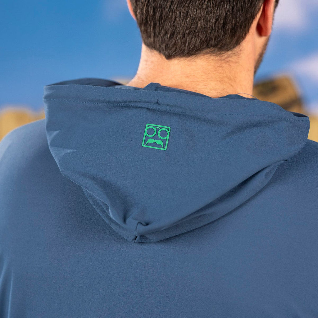 RSVLTS Legends Never Die (Navy) Performance Hoodie in Blue — detail 4