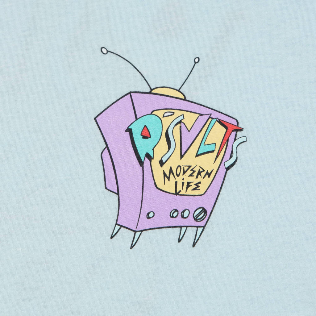 RSVLTS Leisure Life Crewneck Tee in Blue — detail 6