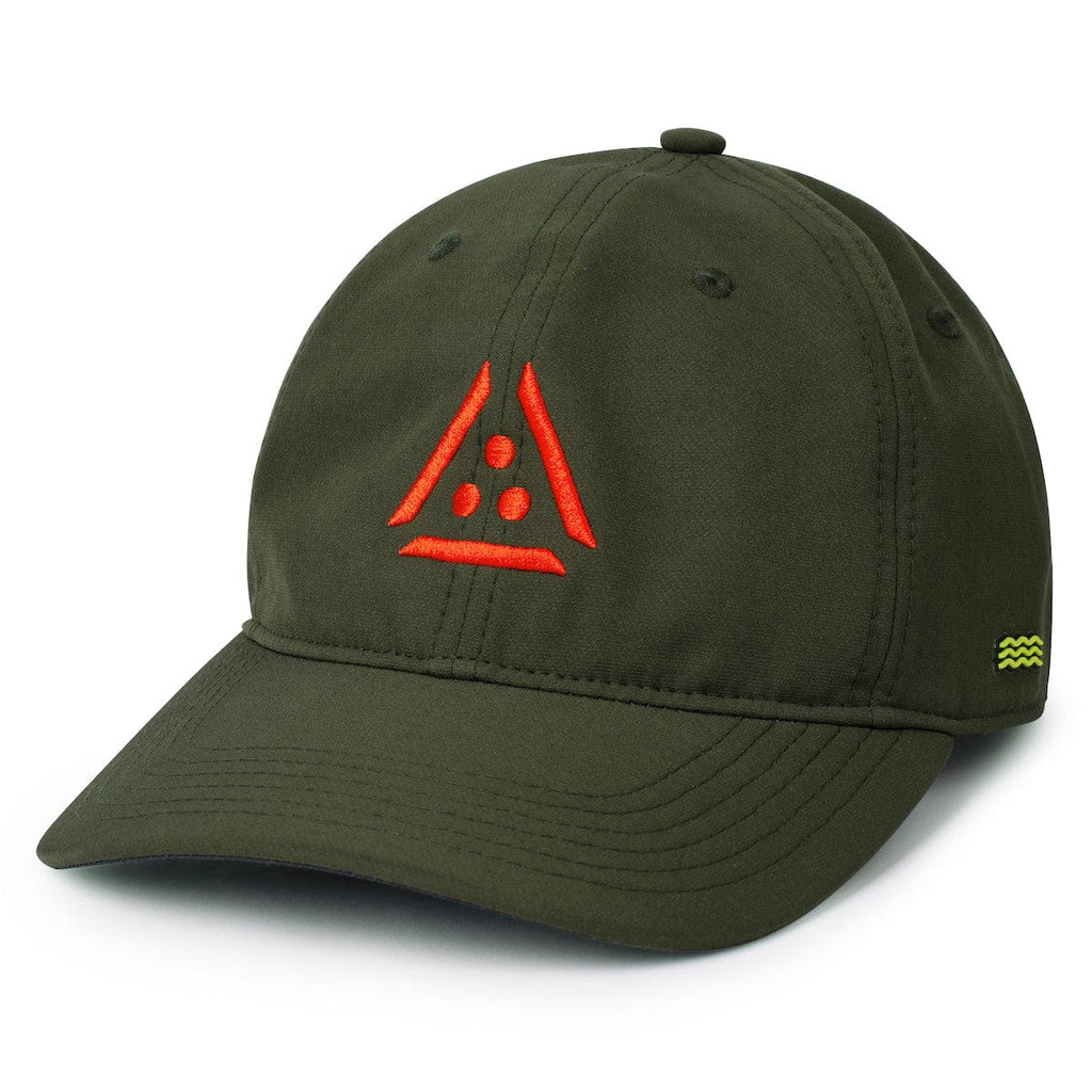 RSVLTS Target Locked Performance Hat in Green — front view