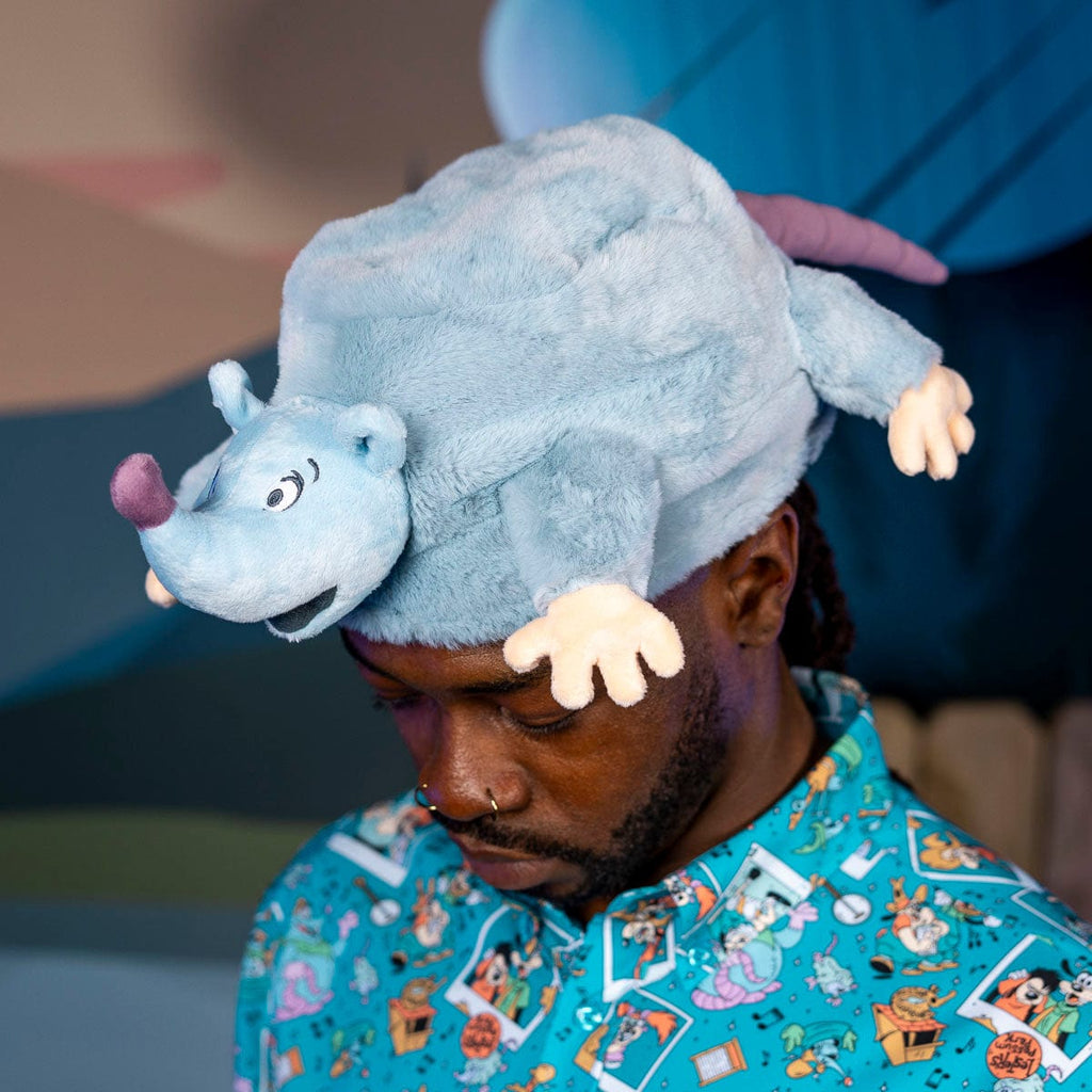 RSVLTS Lester's Possum Pal Plush Hat in Blue — detail 6