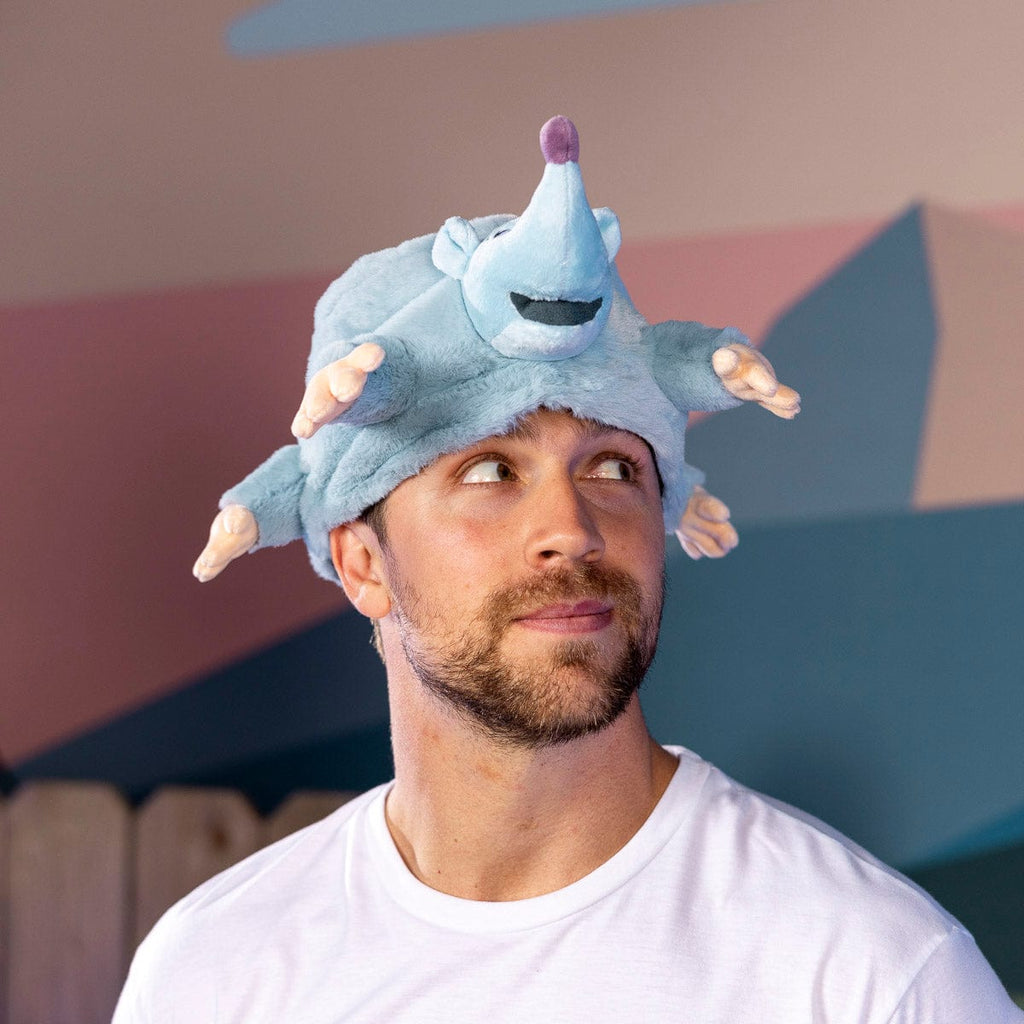 RSVLTS Lester's Possum Pal Plush Hat in Blue — detail 4