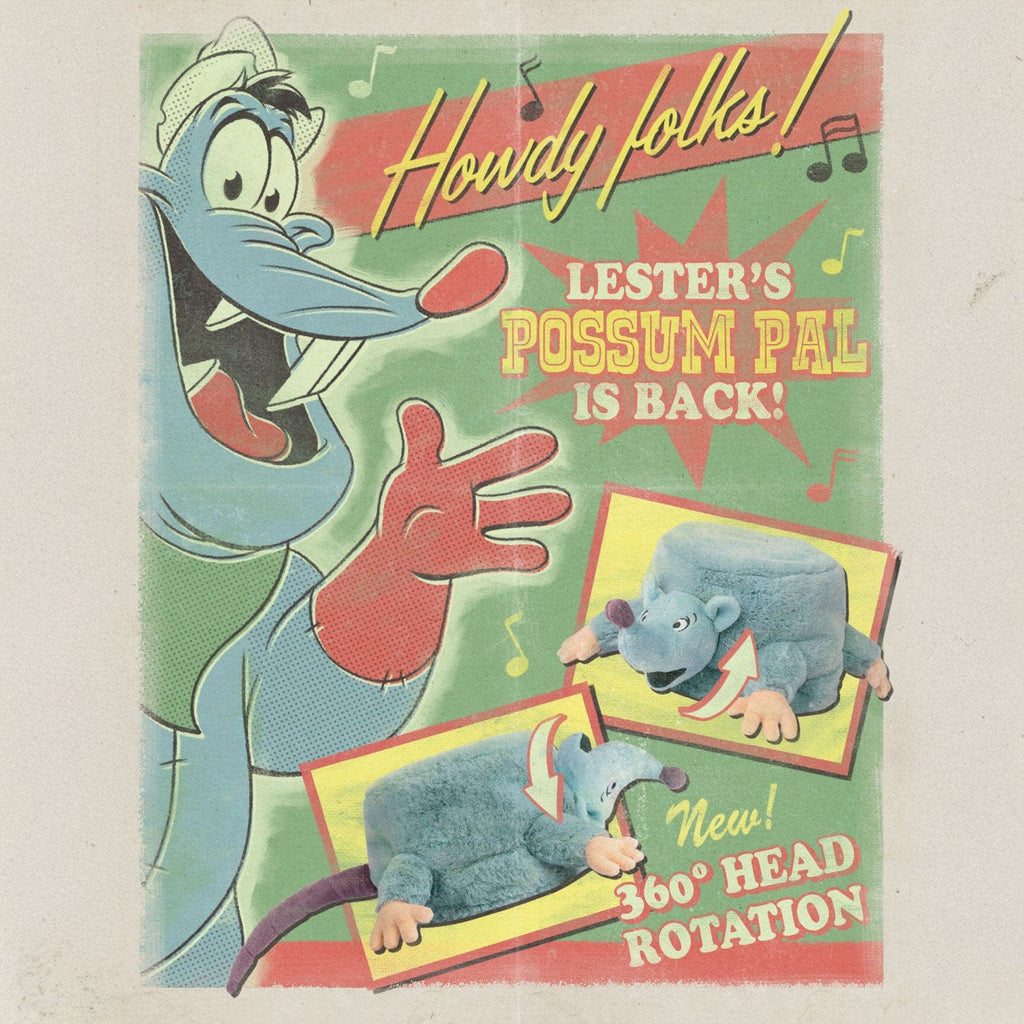 RSVLTS Lester's Possum Pal Plush Hat in Blue — detail 3