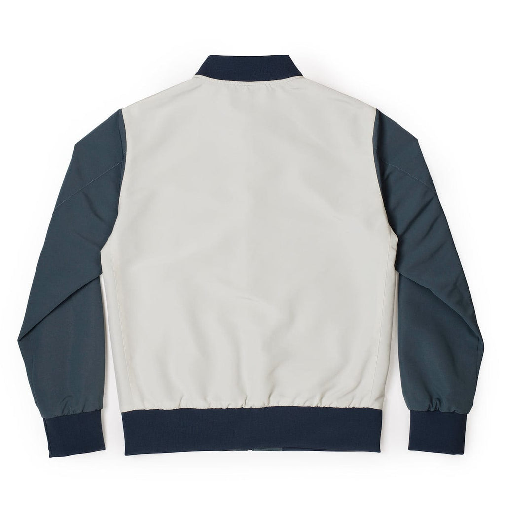 RSVLTS Stormy Weather Reversible Bomber Jacket in Blue — detail 5
