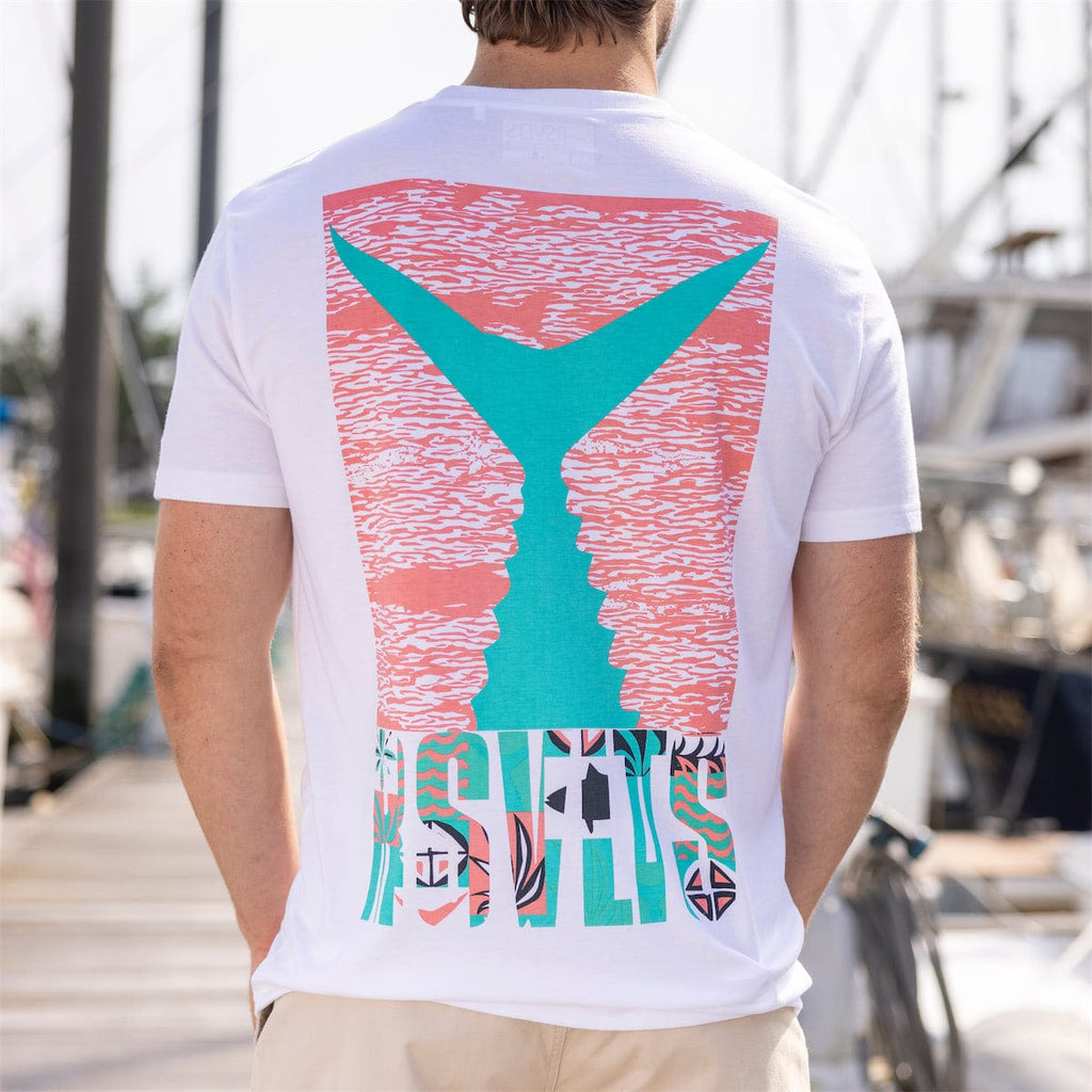 RSVLTS Shore Things Crewneck Tee in Pink — detail 5