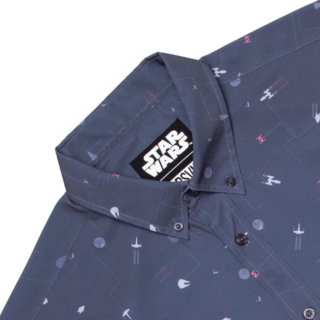 RSVLTS Stay on Target KUNUFLEX Short Sleeve Shirt in Gray — detail 9