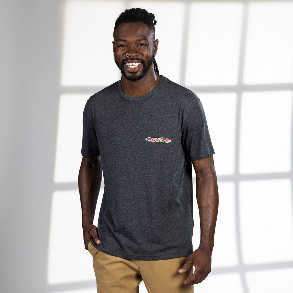 RSVLTS Space Beach Crewneck Tee in Gray — detail 6
