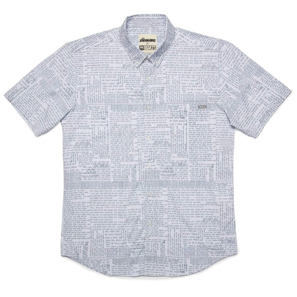 RSVLTS All Work No Play KUNUFLEX Short Sleeve Shirt in White — detail 2