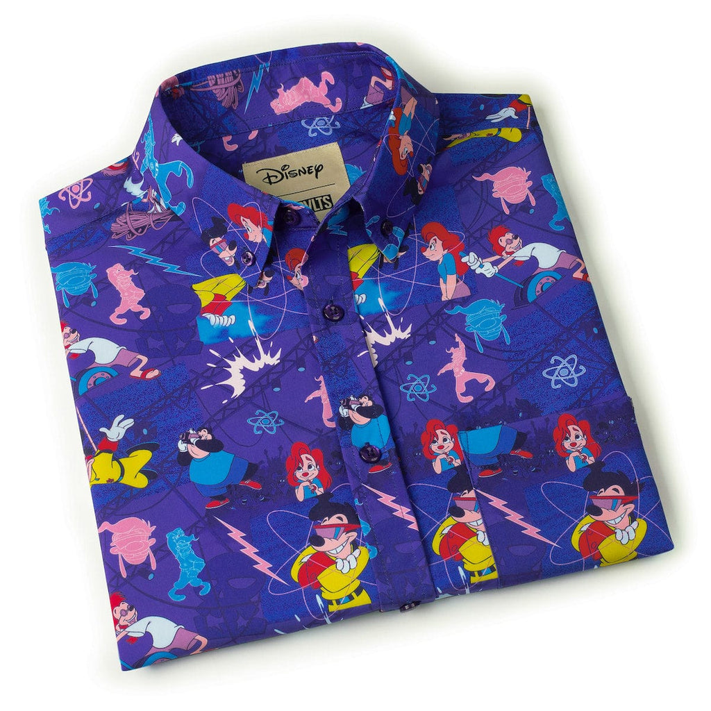 RSVLTS Max Voltage KUNUFLEX Short Sleeve Shirt in Purple — detail 12