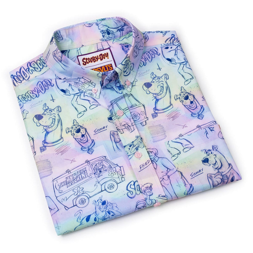 RSVLTS Scooby Doodles KUNUFLEX Short Sleeve Shirt in Multicolor — detail 11