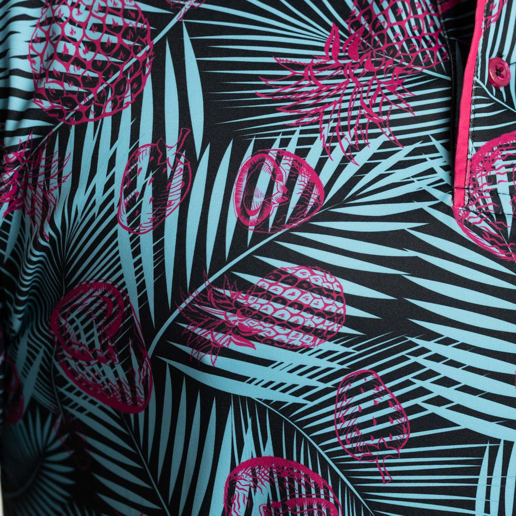 RSVLTS Miami Vice All-Day Polo in Black — detail 15