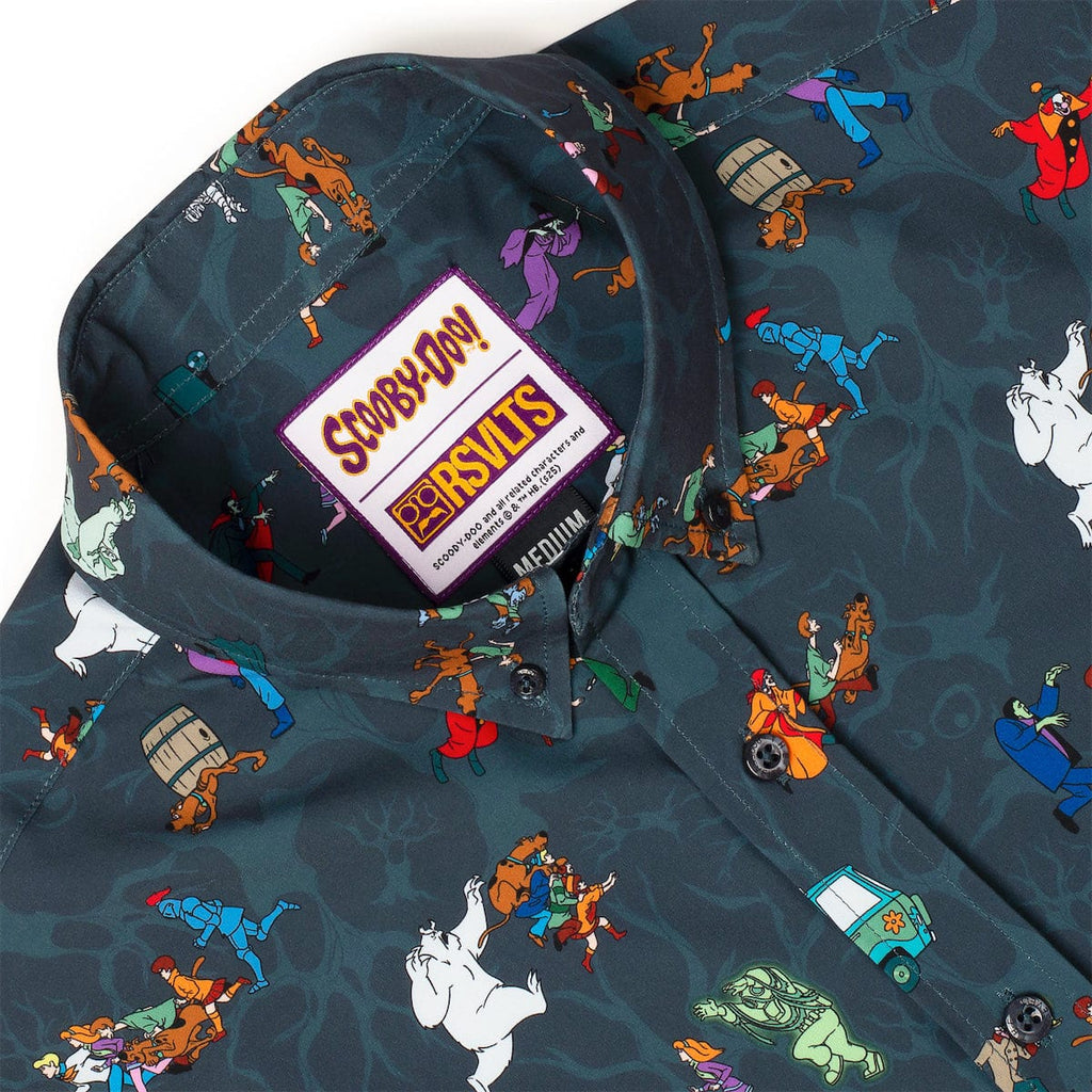 RSVLTS Behind You! KUNUFLEX Short Sleeve Shirt in Gray — detail 9