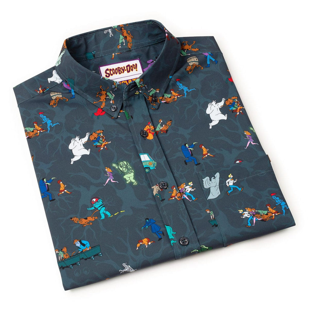 RSVLTS Behind You! KUNUFLEX Short Sleeve Shirt in Gray — detail 11
