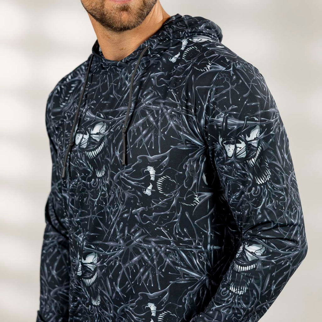 RSVLTS We Are Venom Performance Hoodie in Black — detail 4