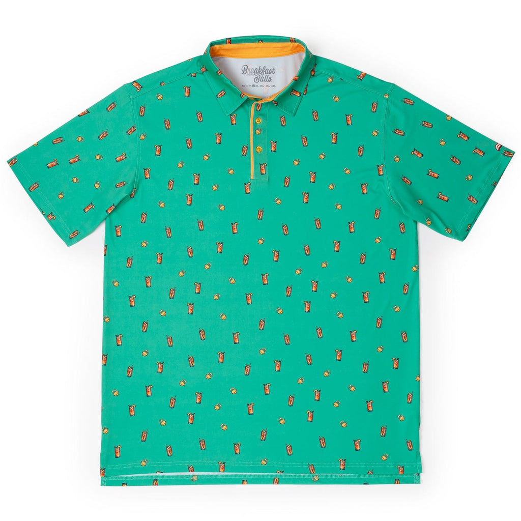 RSVLTS Palms Away All-Day Polo in Green — detail 2