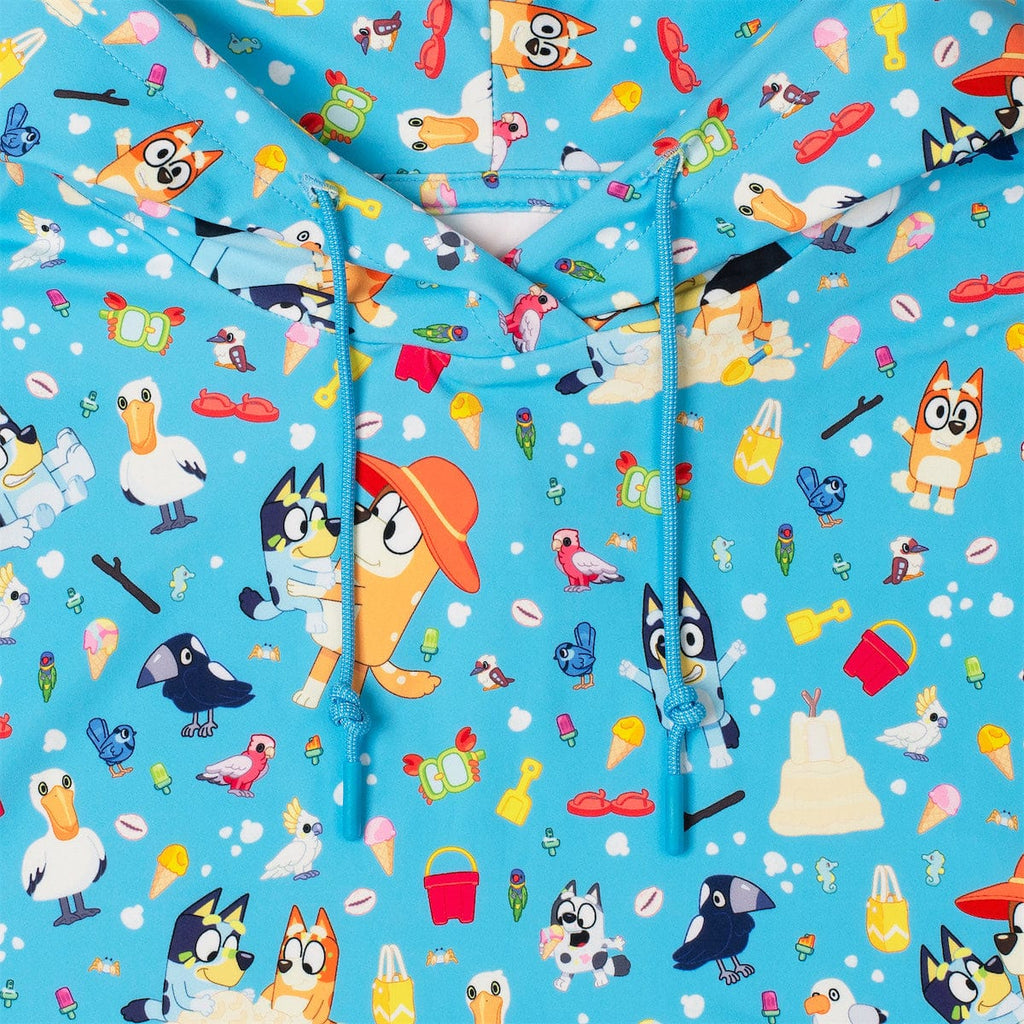 RSVLTS Beach Day Performance Hoodie in Blue — detail 3