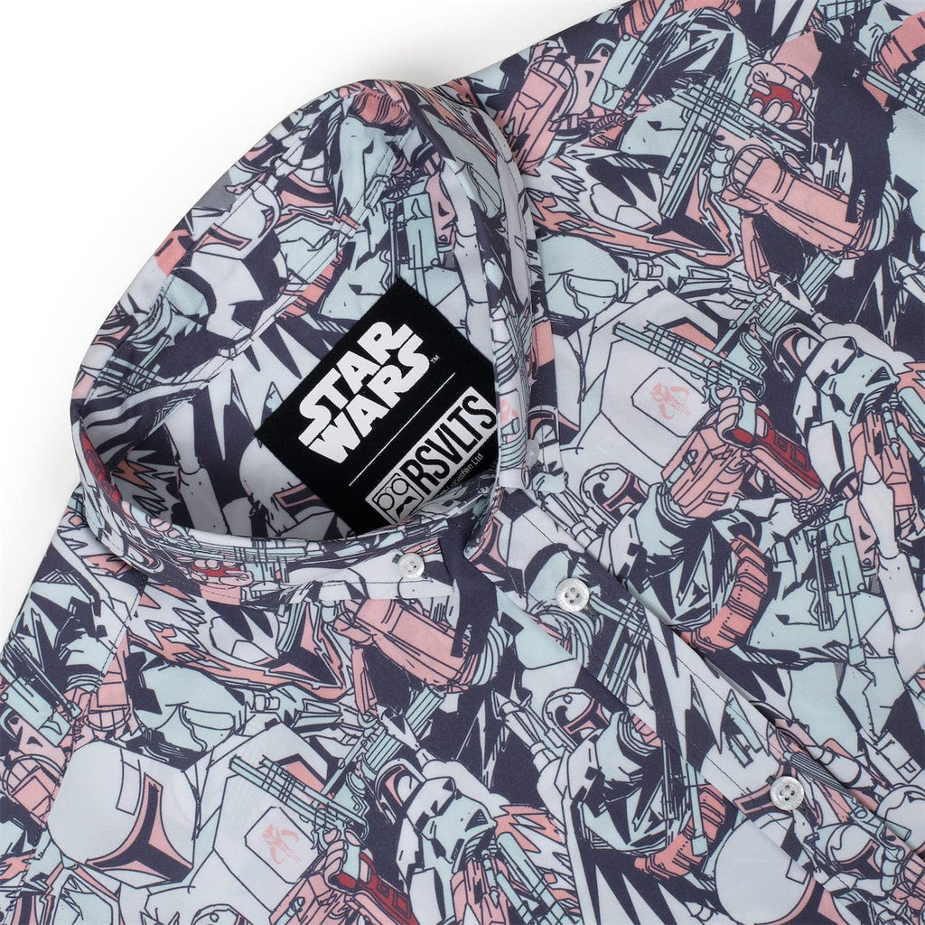 RSVLTS Galactic Bounty KUNUFLEX Short Sleeve Shirt in Multicolor — detail 5