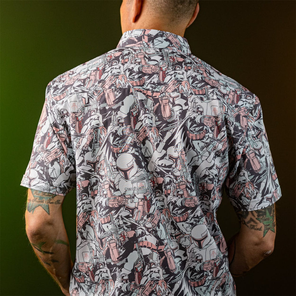 RSVLTS Galactic Bounty KUNUFLEX Short Sleeve Shirt in Multicolor — detail 6
