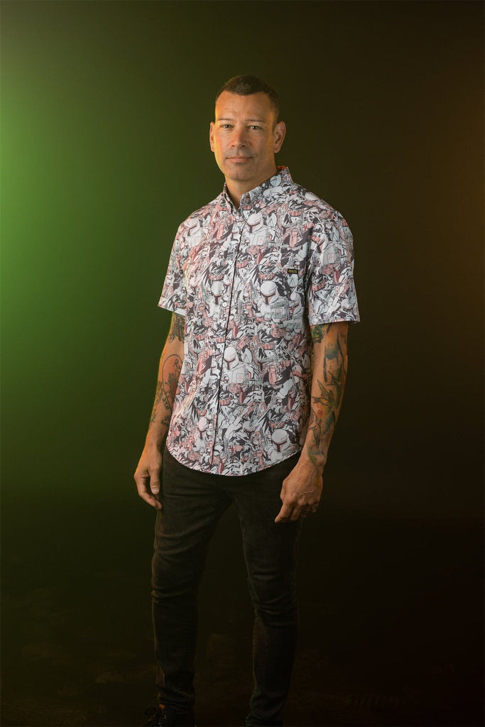 RSVLTS Galactic Bounty KUNUFLEX Short Sleeve Shirt in Multicolor — detail 2