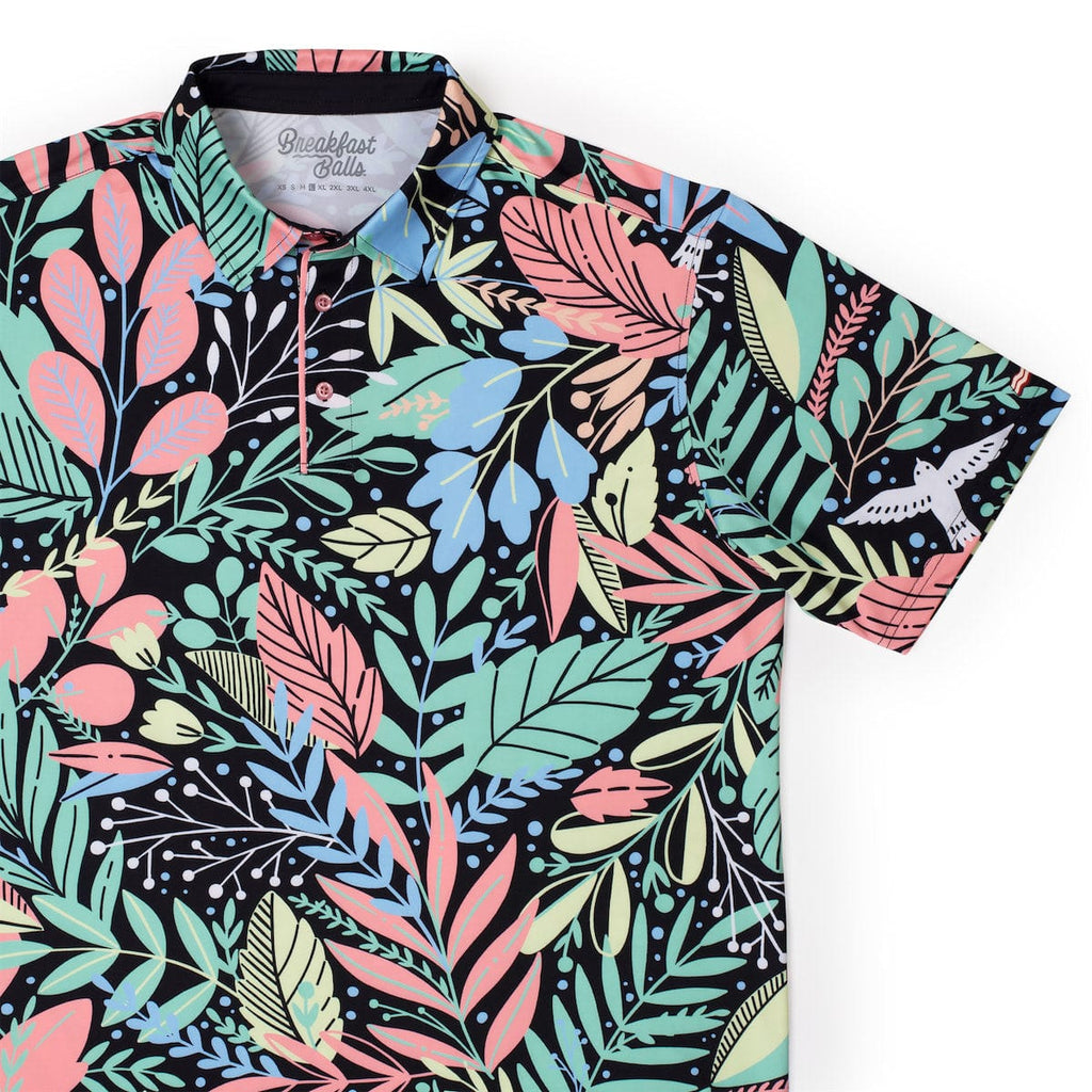 RSVLTS Springaling All-Day Polo in Black — detail 3