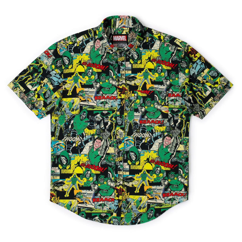 RSVLTS I Am Doom KUNUFLEX Short Sleeve Shirt in Black — detail 5