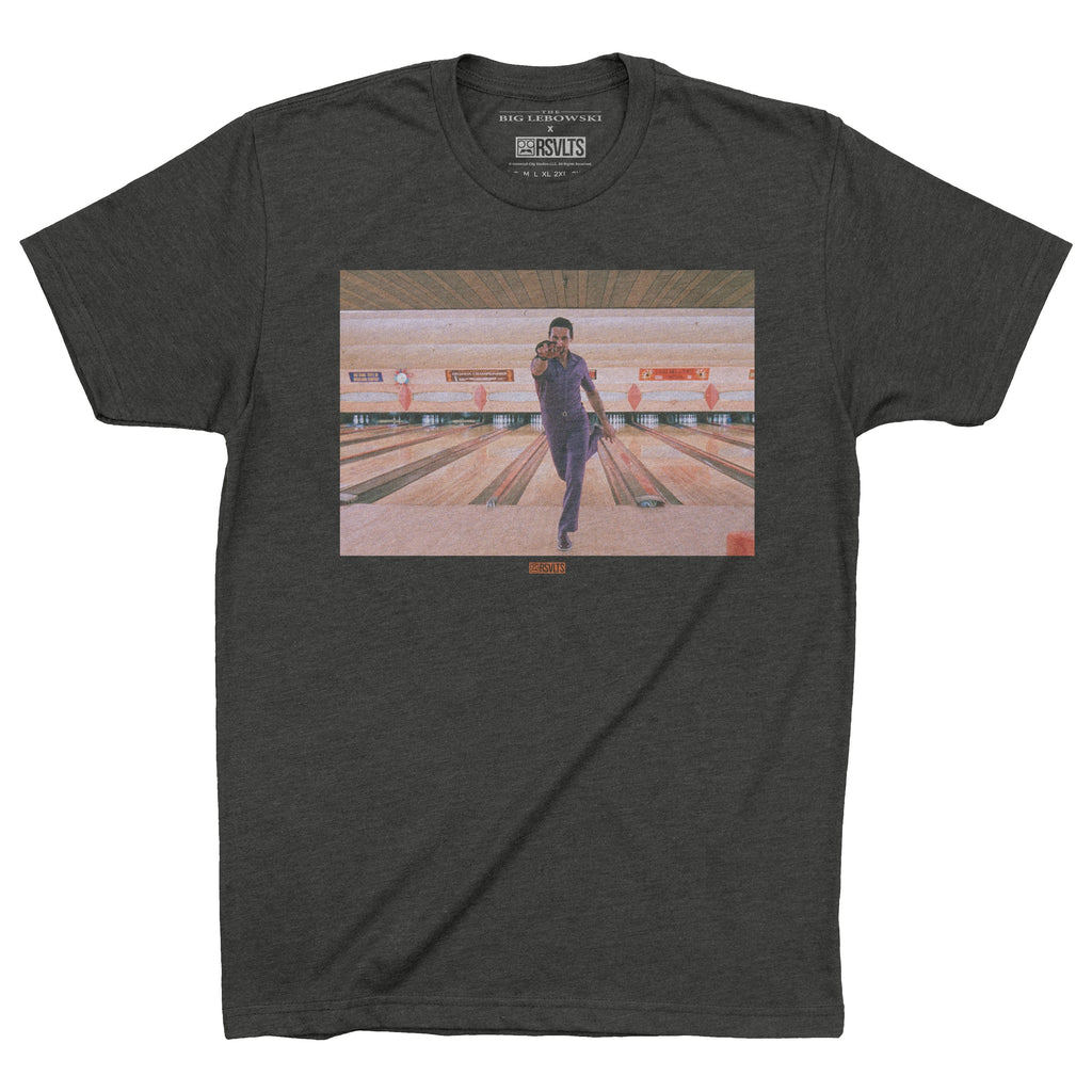 RSVLTS You Said It, Man Crewneck Tee in Black — front view