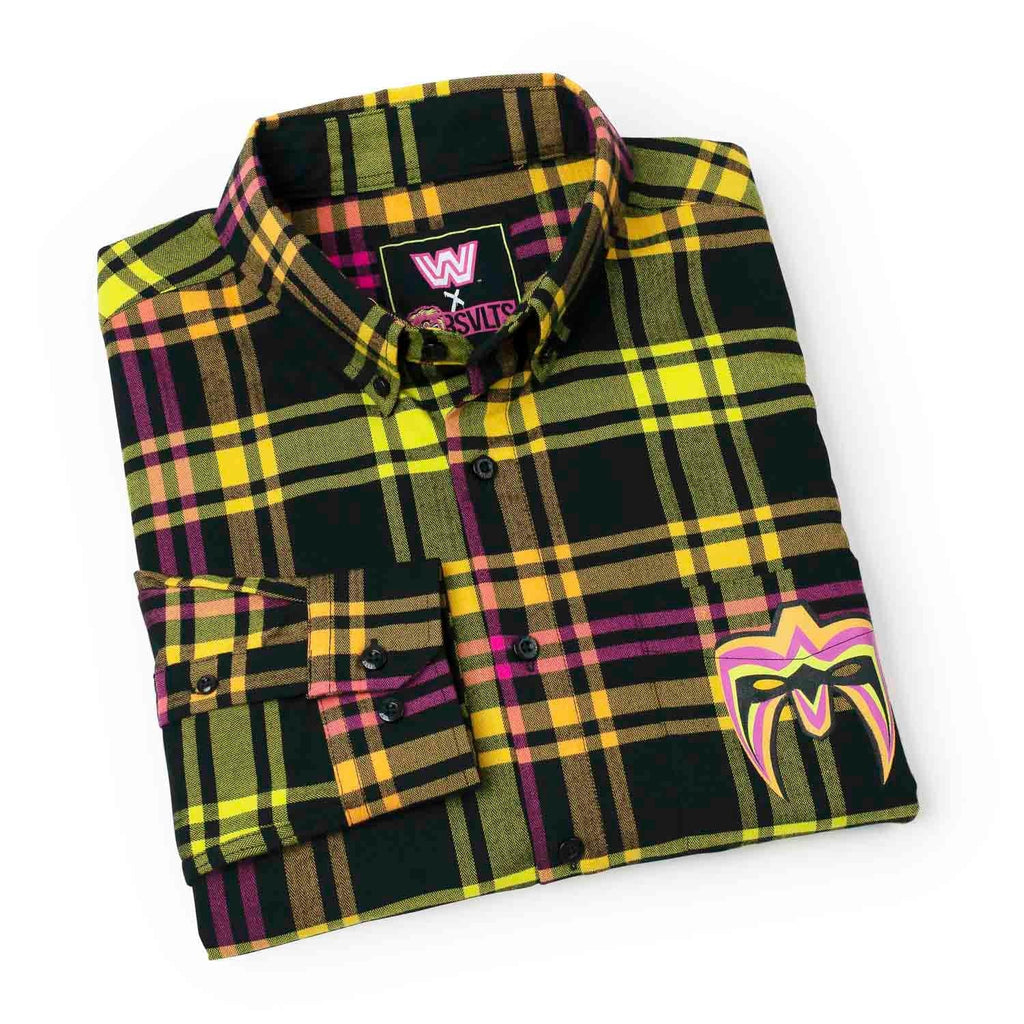 RSVLTS Run Forever BorlandFlex Long Sleeve Flannel in Yellow — detail 18