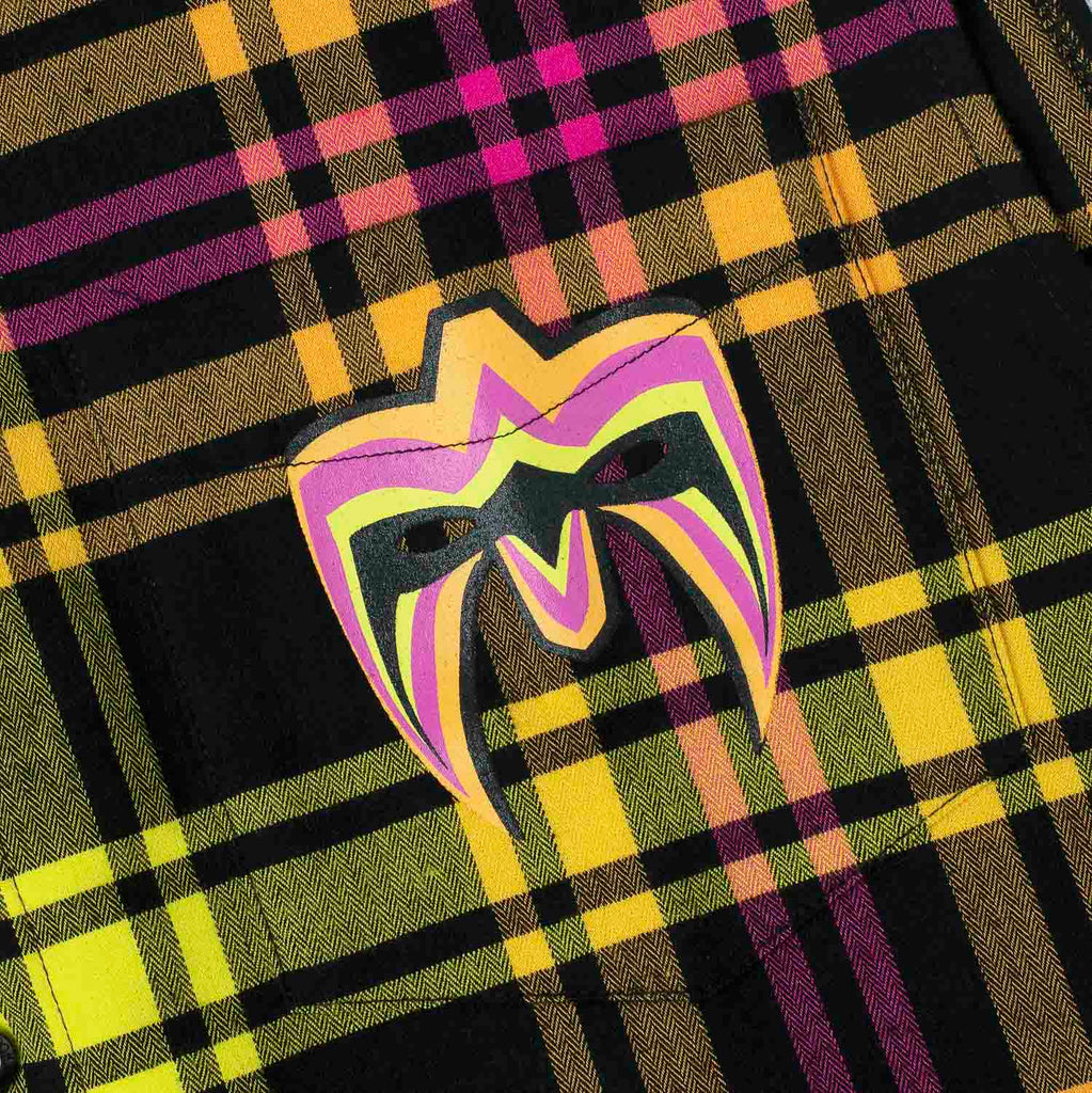 RSVLTS Run Forever BorlandFlex Long Sleeve Flannel in Yellow — detail 5
