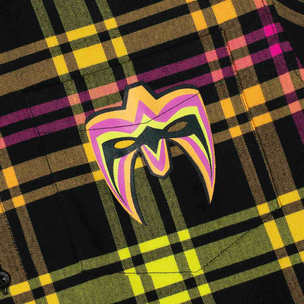 RSVLTS Run Forever BorlandFlex Long Sleeve Flannel in Yellow — detail 6