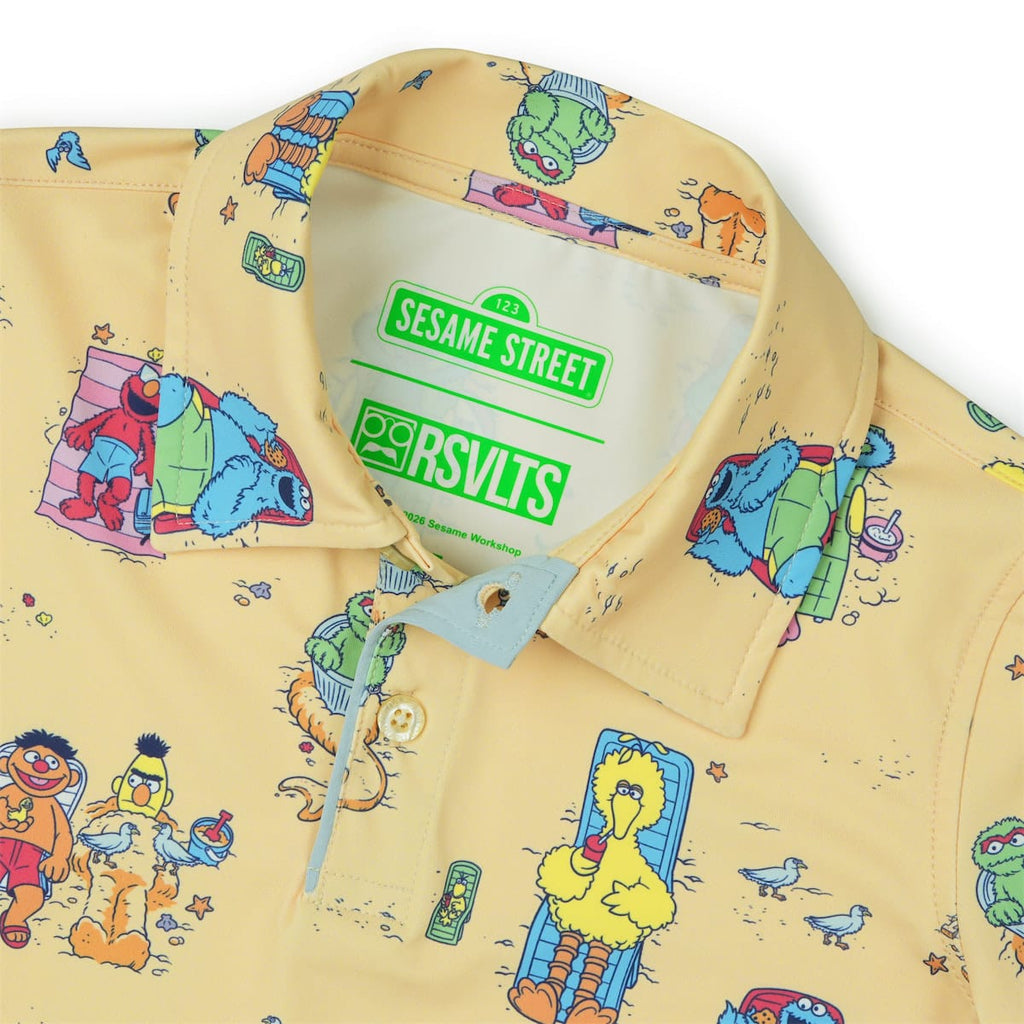 RSVLTS Sunny Daze Preschool All-Day Polo in Yellow — detail 5