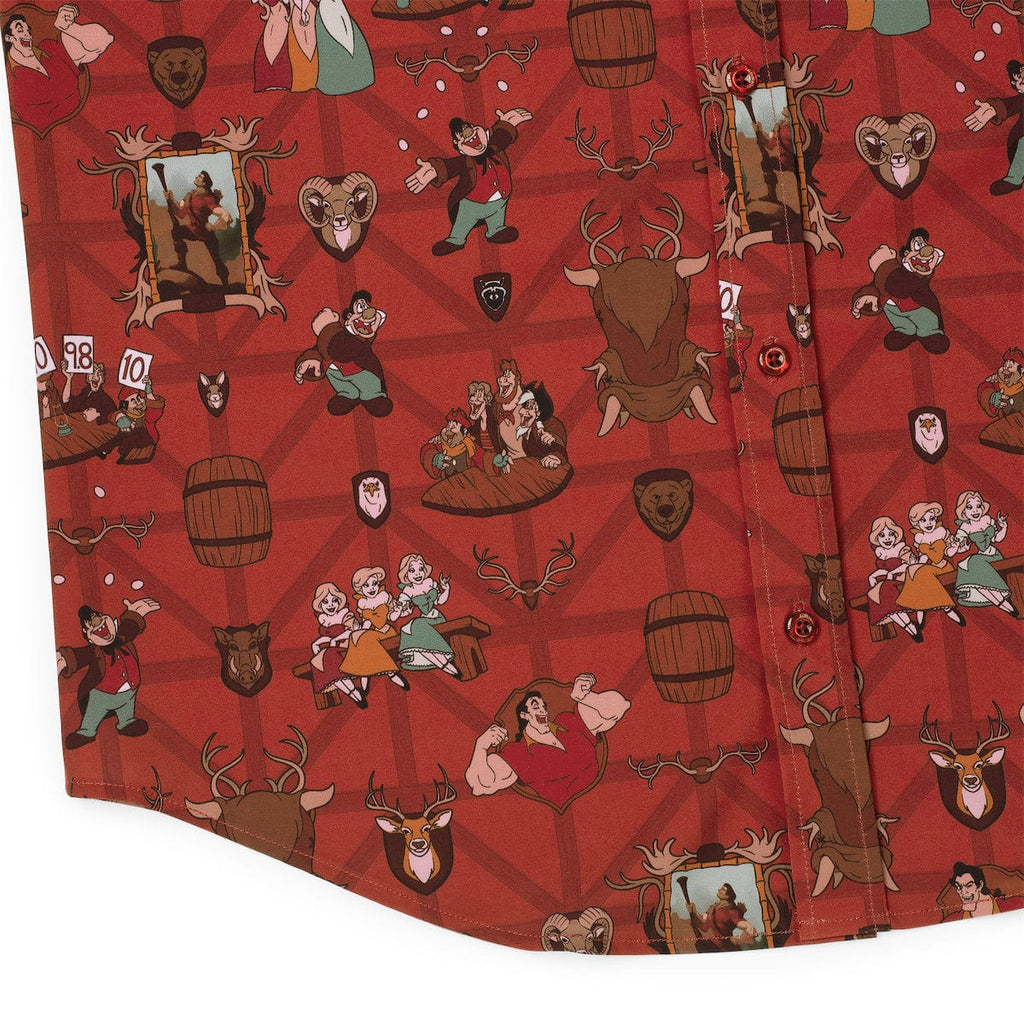 RSVLTS No One Like Him KUNUFLEX Short Sleeve Shirt in Brown — detail 8
