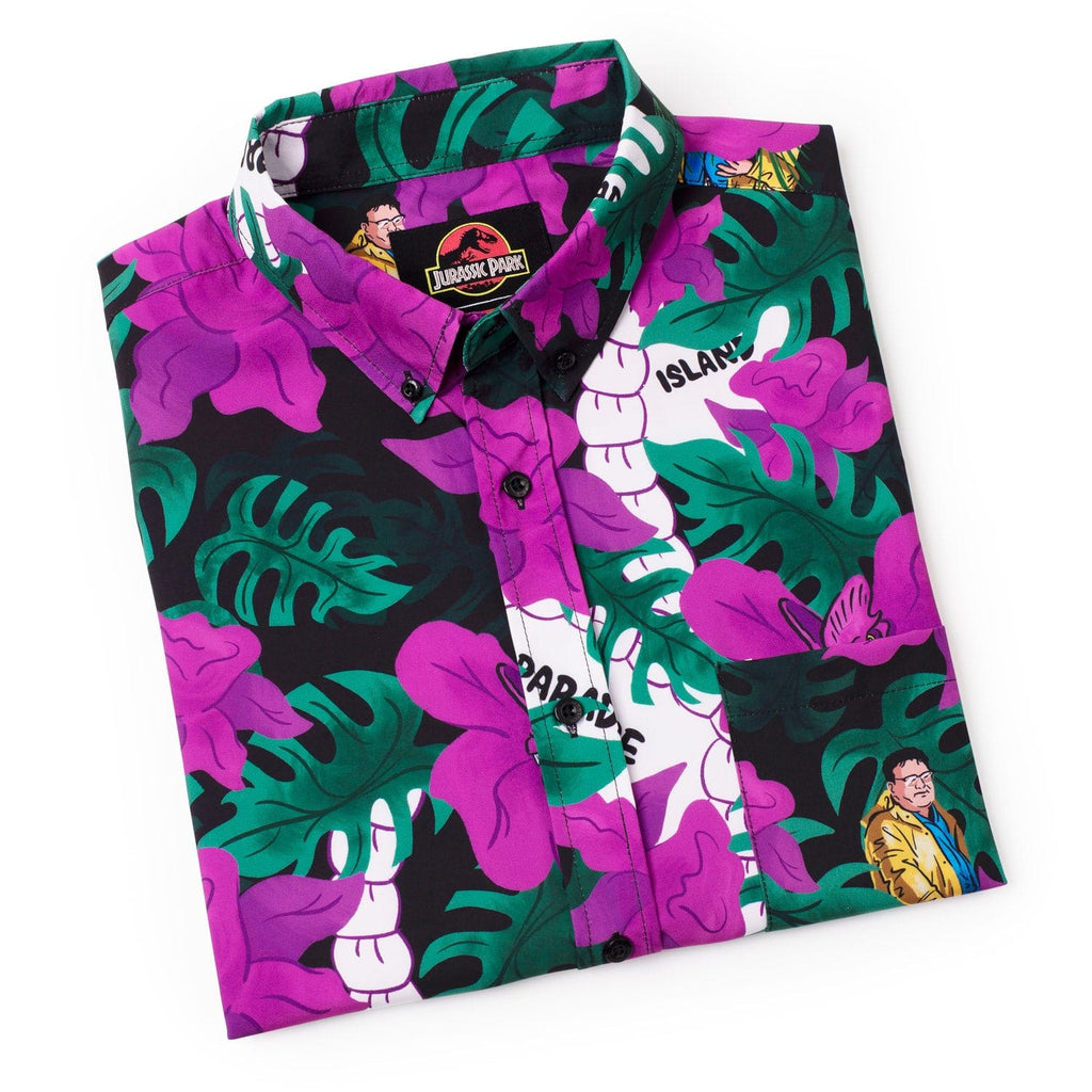 RSVLTS Nobody Cares KUNUFLEX Short Sleeve Shirt in Black — detail 11