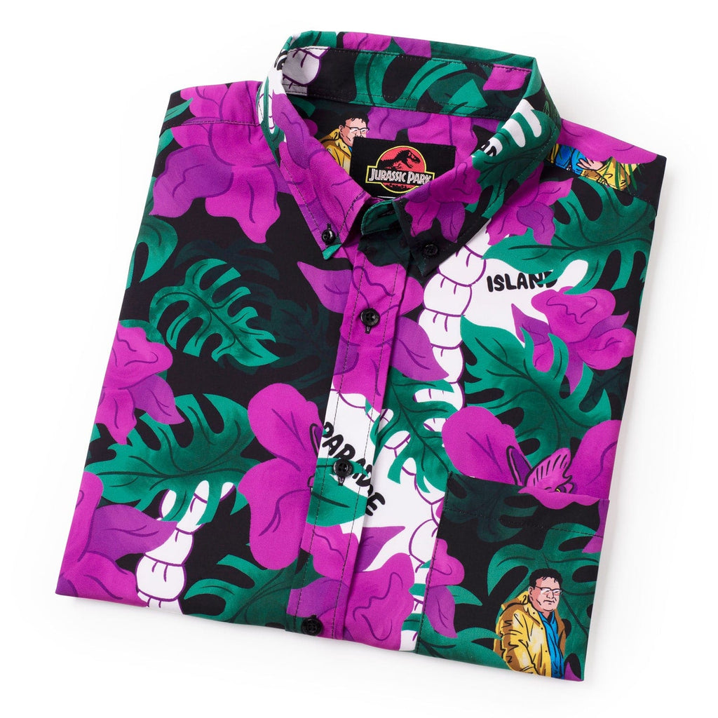 RSVLTS Nobody Cares KUNUFLEX Short Sleeve Shirt in Black — detail 12