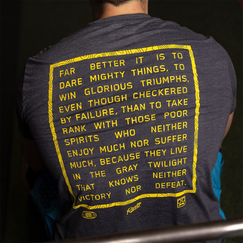 RSVLTS The Speech Crewneck Tee in Gray — detail 2