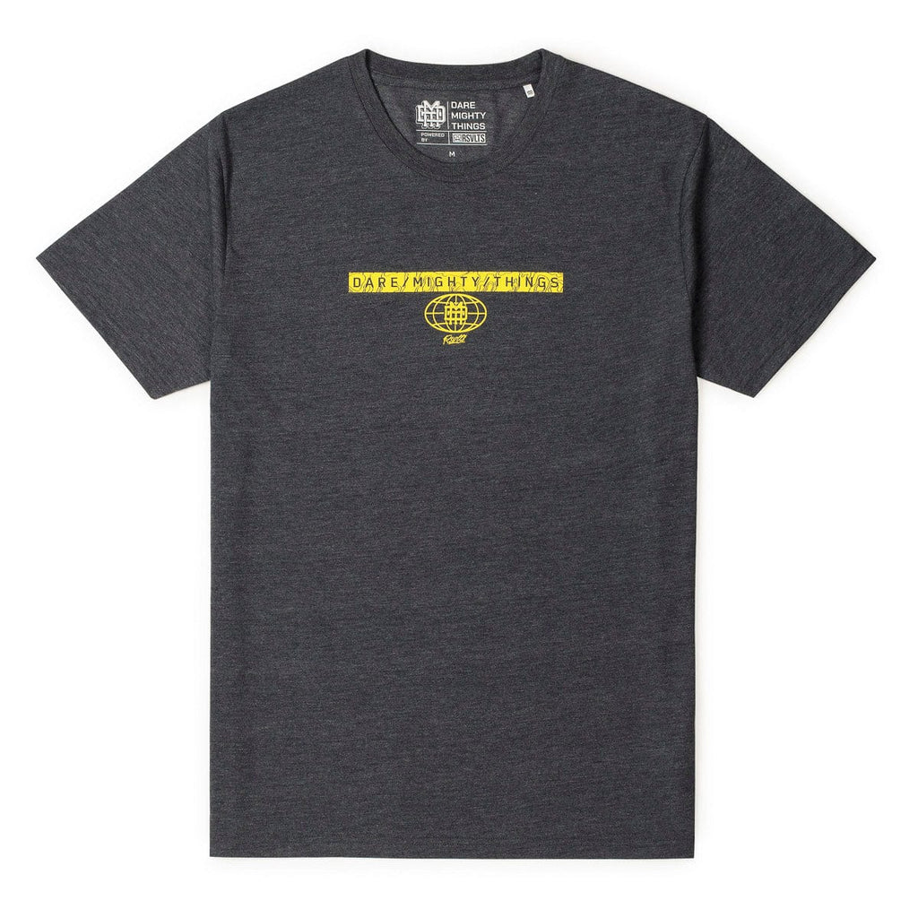 RSVLTS The Speech Crewneck Tee in Gray — detail 4