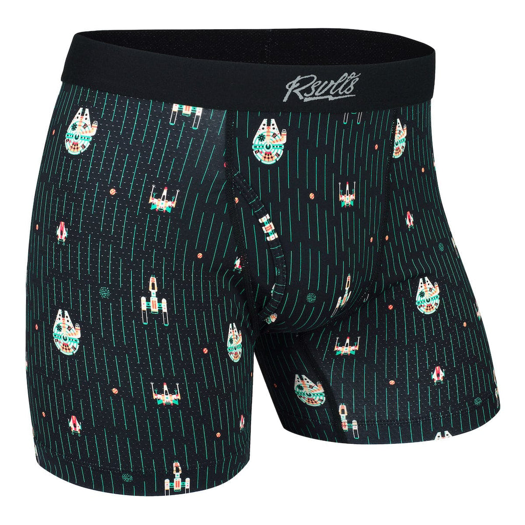 RSVLTS Rebel Rides Single-Pack Boxer Briefs in Black — front view