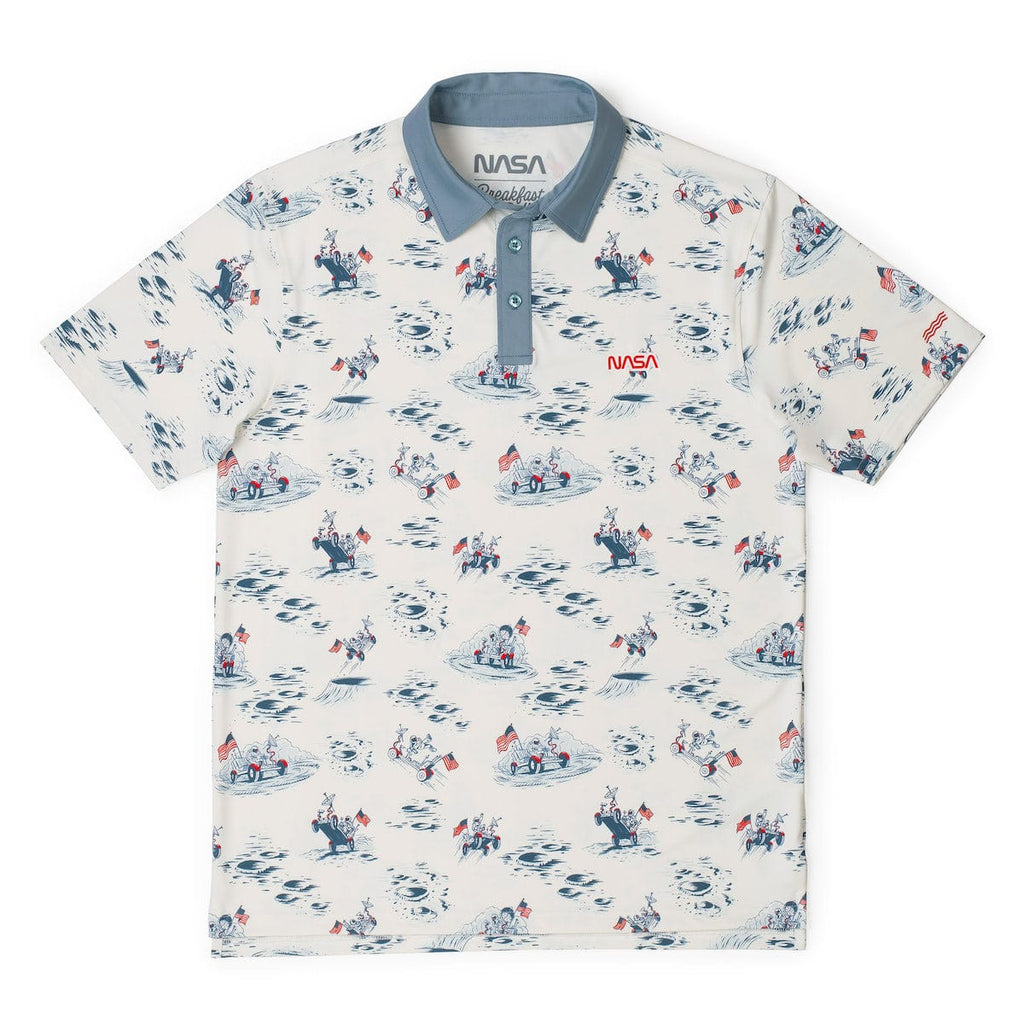 RSVLTS Moon Buggy (White) All-Day Polo in White — front view