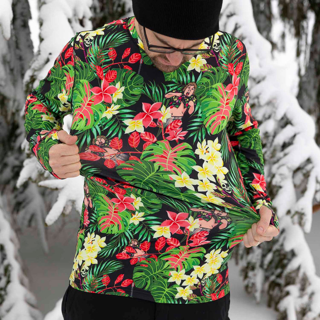 RSVLTS Truffle Shuffle Crewneck Tee in Green — detail 5