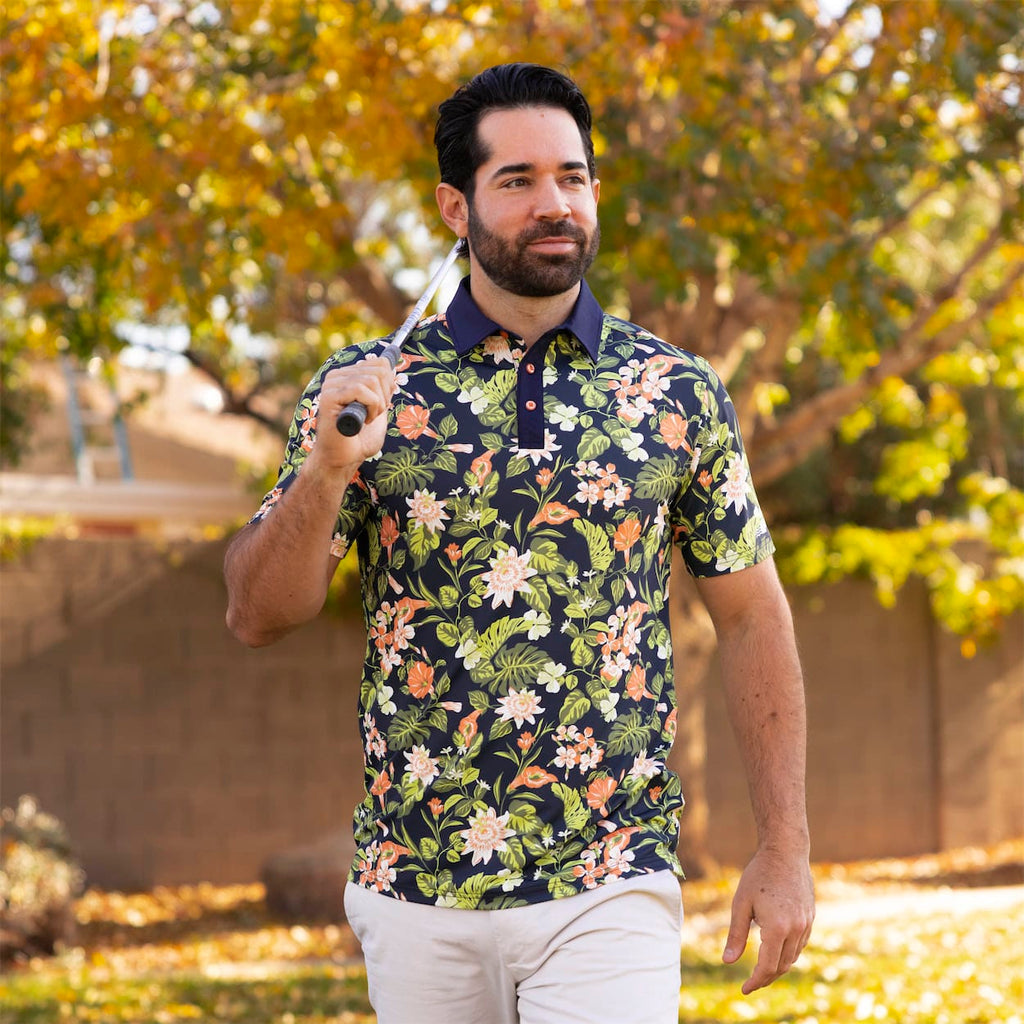 RSVLTS Garden View All-Day Polo in Black — detail 7