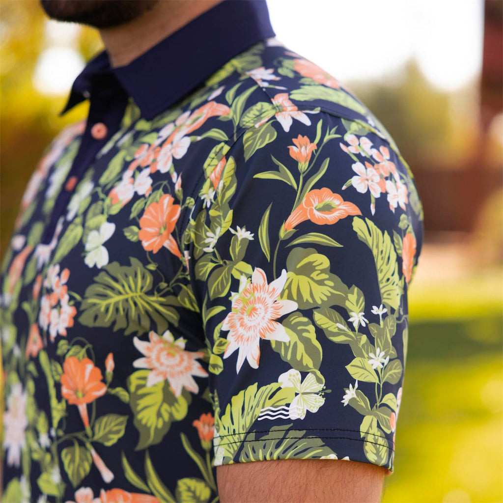 RSVLTS Garden View All-Day Polo in Black — detail 5