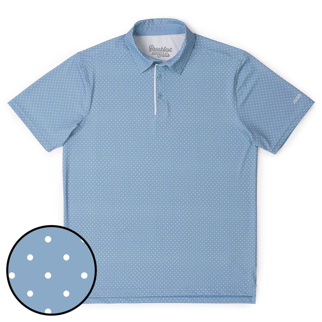 RSVLTS Country Club All-Day Polo in Blue — detail 2