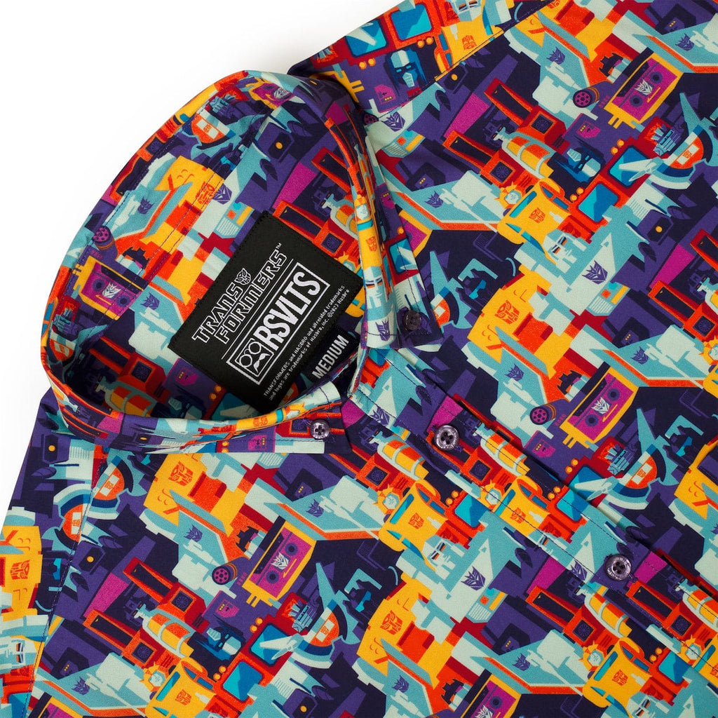 RSVLTS More Than Meets the Eye KUNUFLEX Short Sleeve Shirt in Multicolor — detail 7