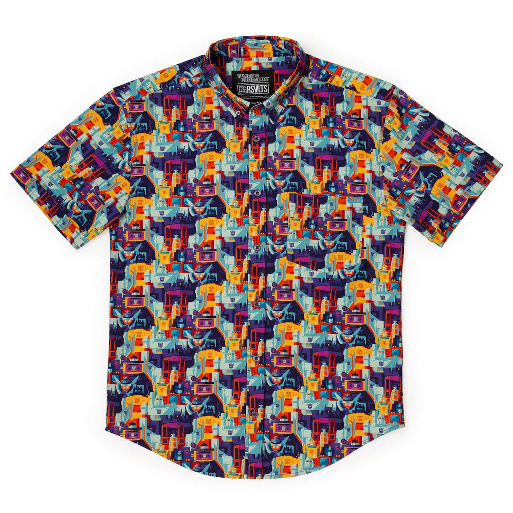 RSVLTS More Than Meets the Eye KUNUFLEX Short Sleeve Shirt in Multicolor — detail 5
