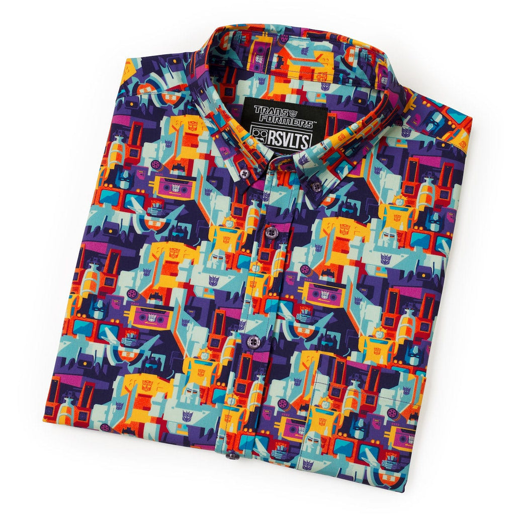 RSVLTS More Than Meets the Eye KUNUFLEX Short Sleeve Shirt in Multicolor — detail 10