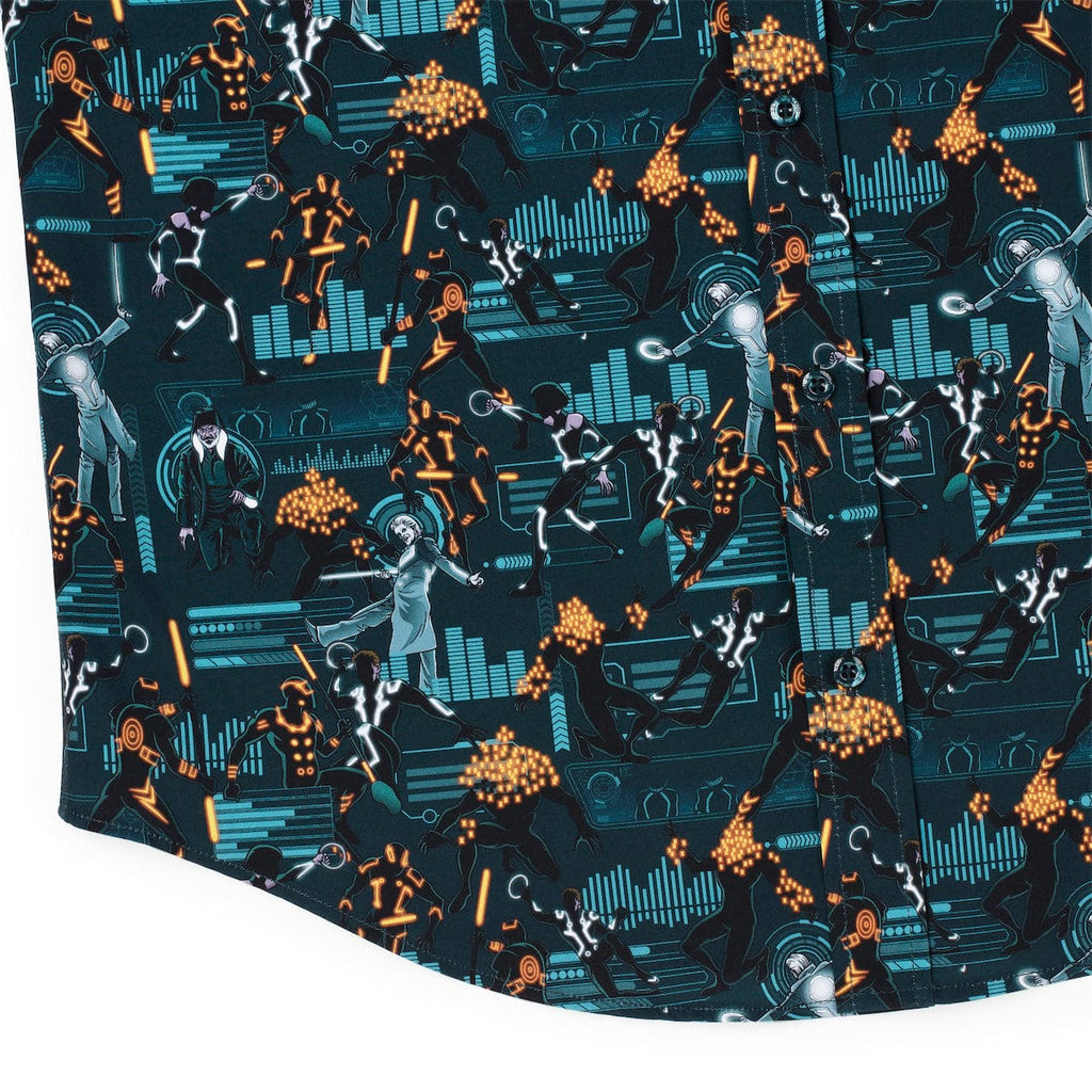 RSVLTS End of Line KUNUFLEX Short Sleeve Shirt in Blue — detail 8