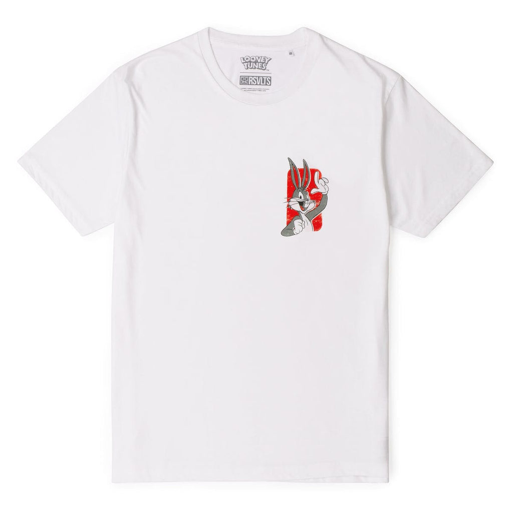 RSVLTS Tunes and Melodies Crewneck Tee in White — detail 2