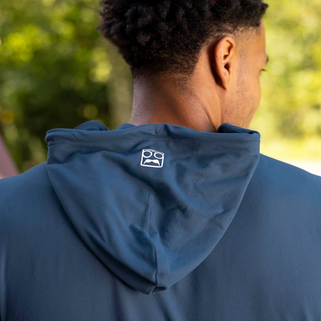 RSVLTS Cove Blue Performance Hoodie in Blue — detail 5