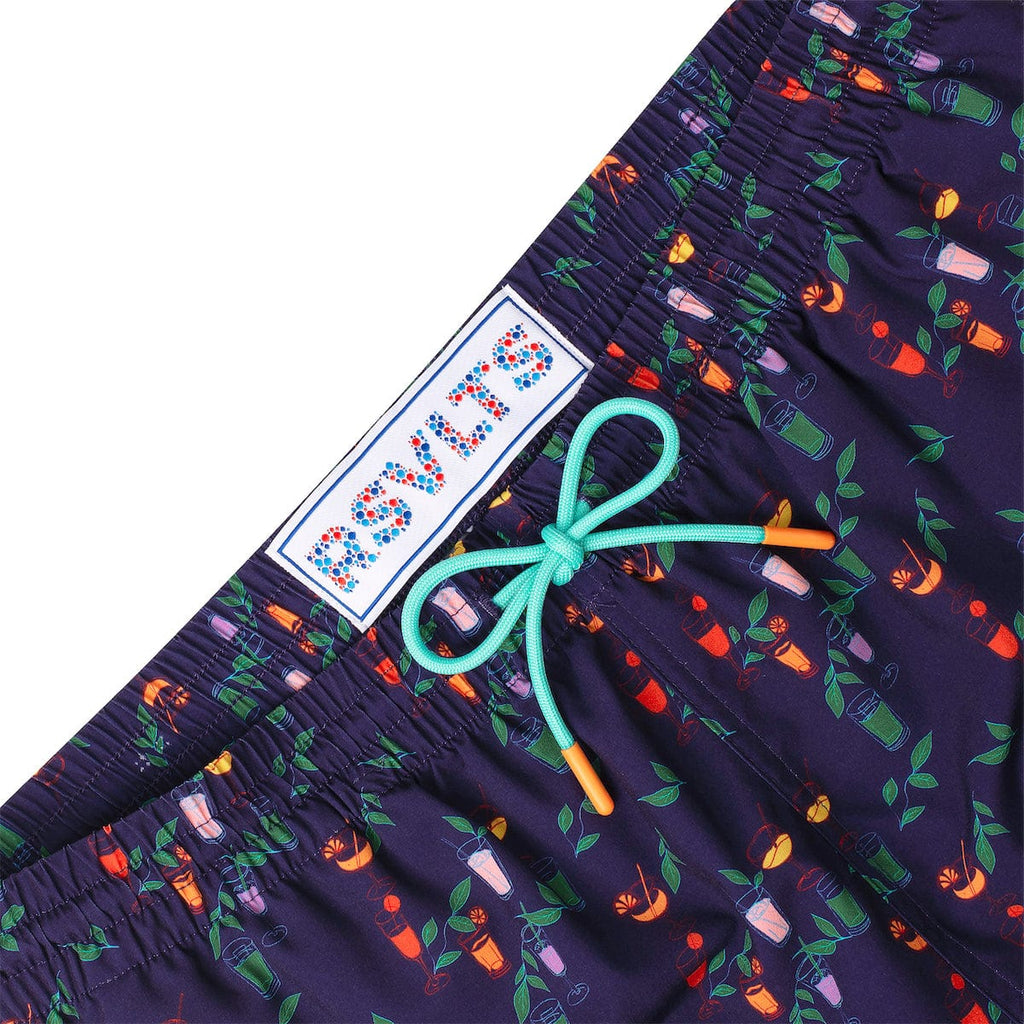 RSVLTS Off the Clock-tails Hybrid Shorts in Purple — detail 5